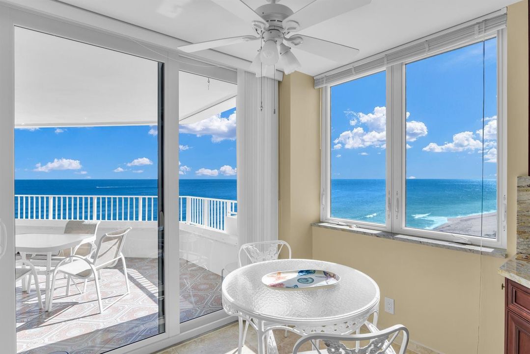 View from kitchen
