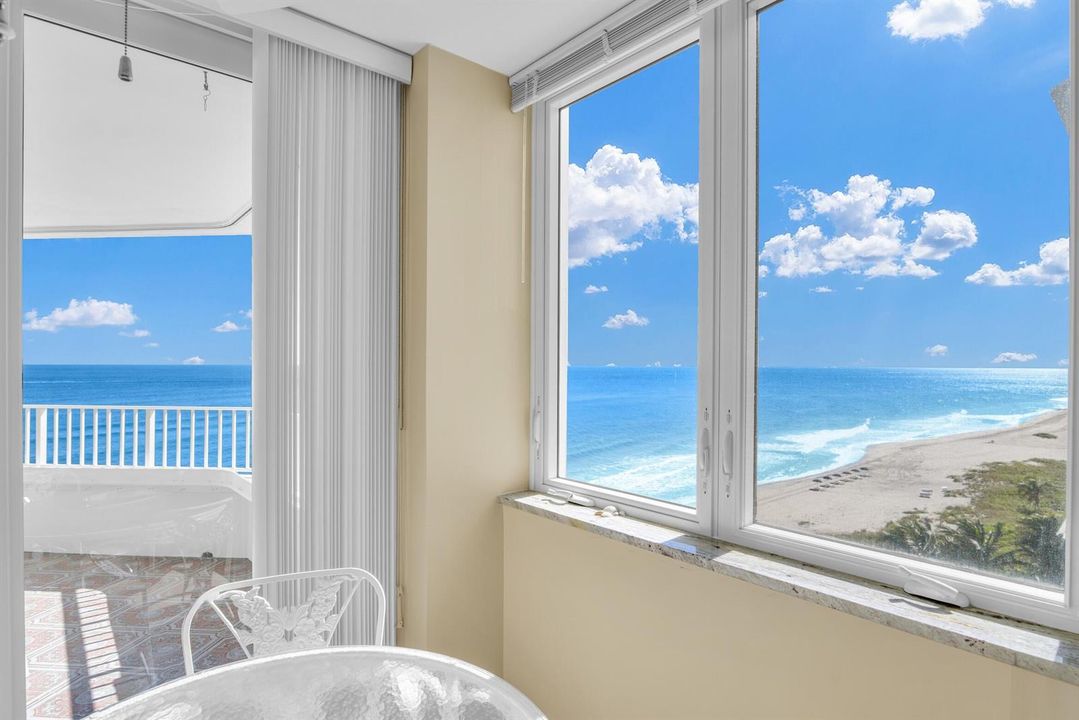 View from kitchen