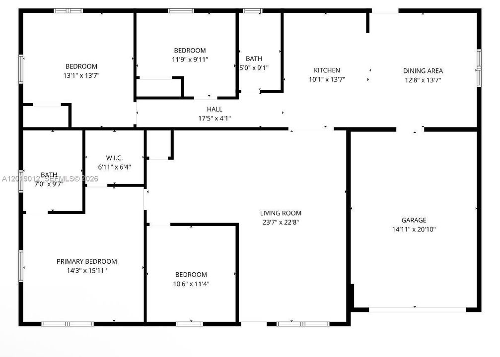 На продажу: $675,000 (4 спален, 2 ванн, 1784 Квадратных фут)