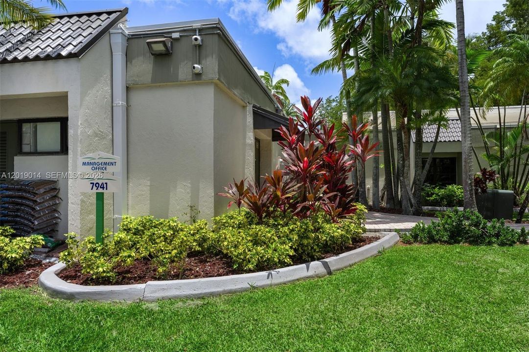 On-site management and maintenance crew and Security guard
