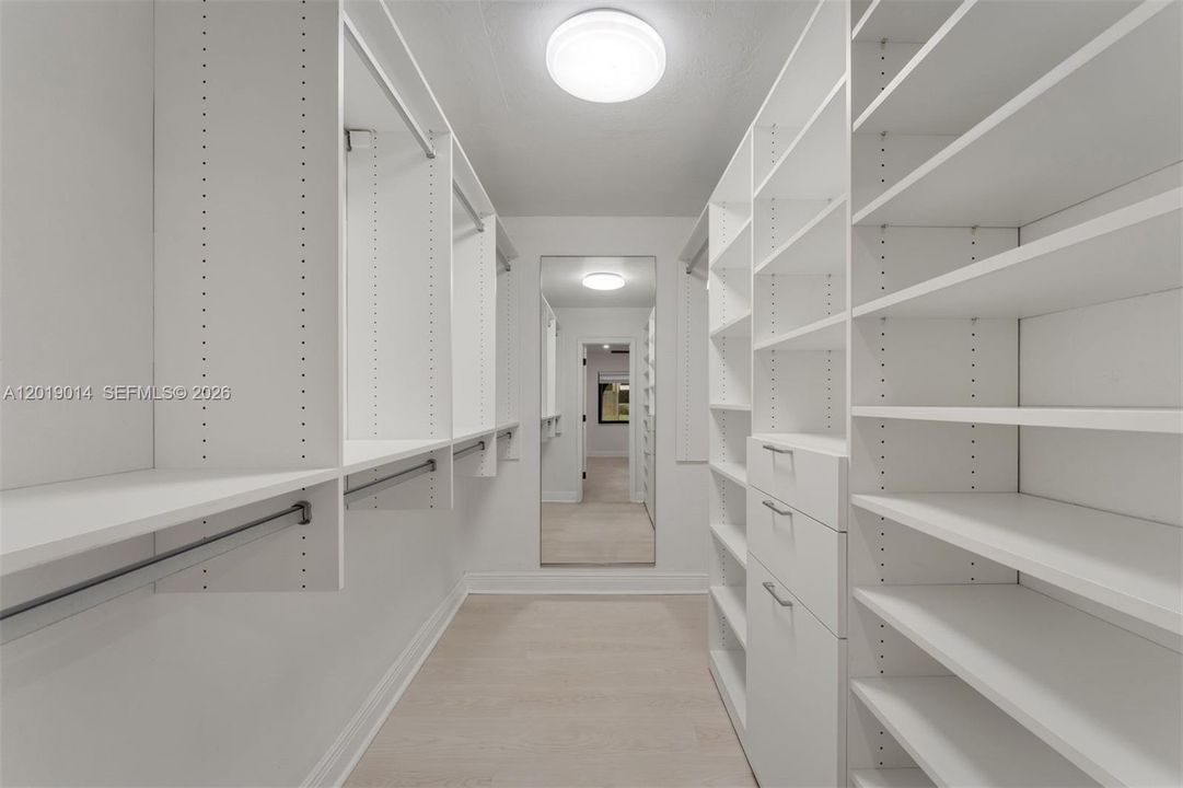 Custom California Closets Walk-in Closet