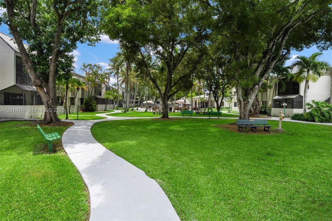 Venetian Palms known for it's mature shade trees and walking paths
