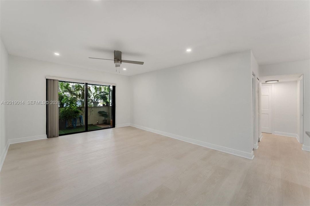 Spacious floor plan