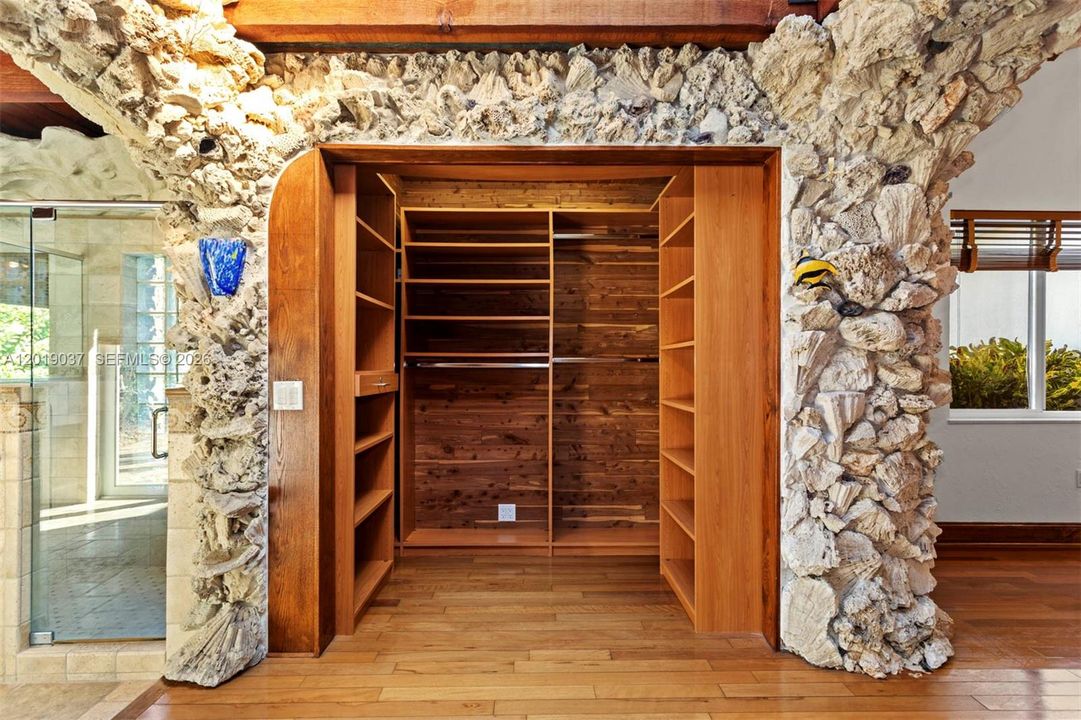 Plenty of custom and quality closet space