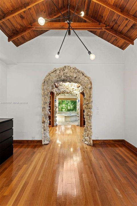 What a great view of the matching arches inside the Main Room facilities.
