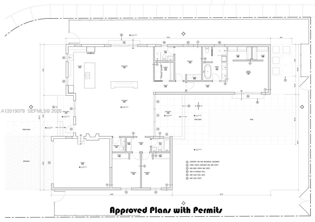 New Floor Plan (see MLS attachments)