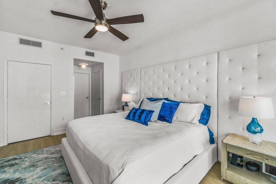 Fully Furnished Primary Bedroom