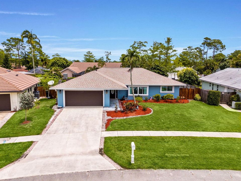 Aerial View House