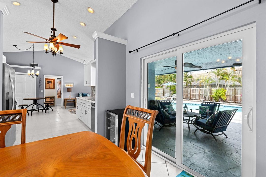 Patio View for Dining Area