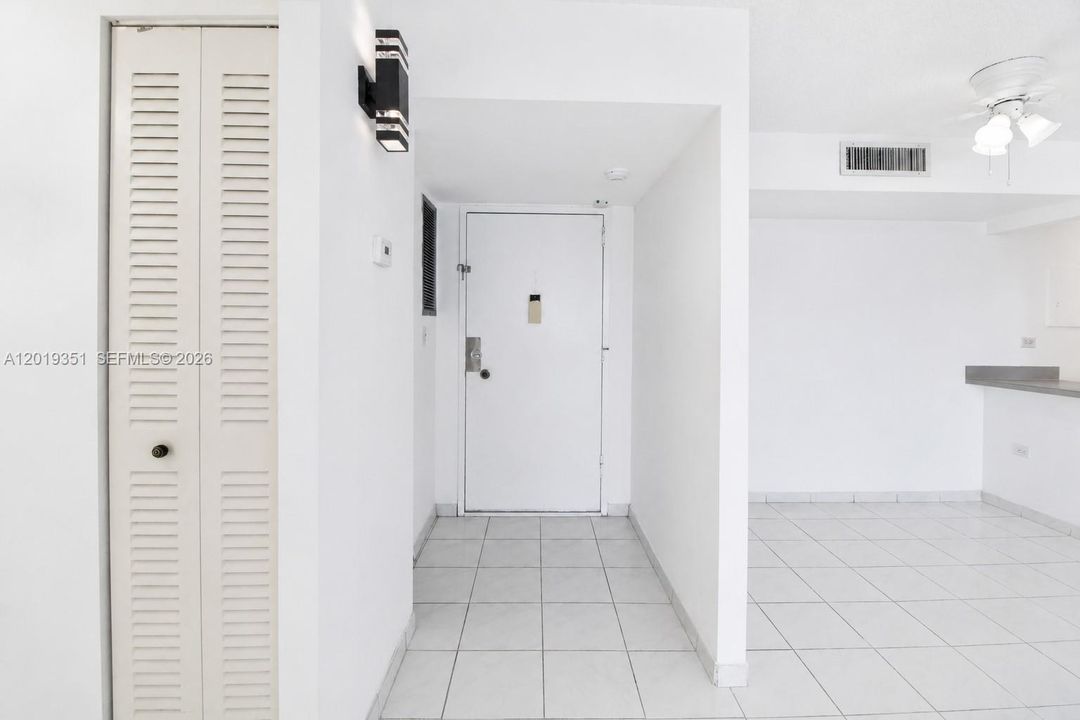 Entry inside the unit