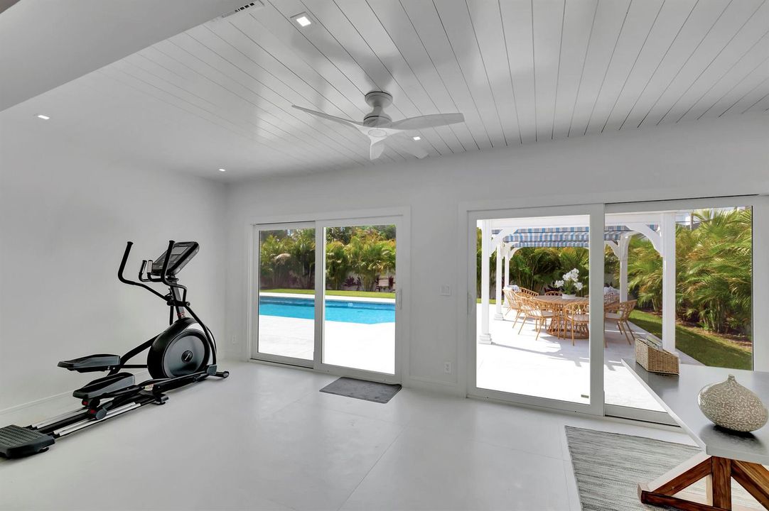 FLORIDA ROOM WITH BEAD BOARD CEILING