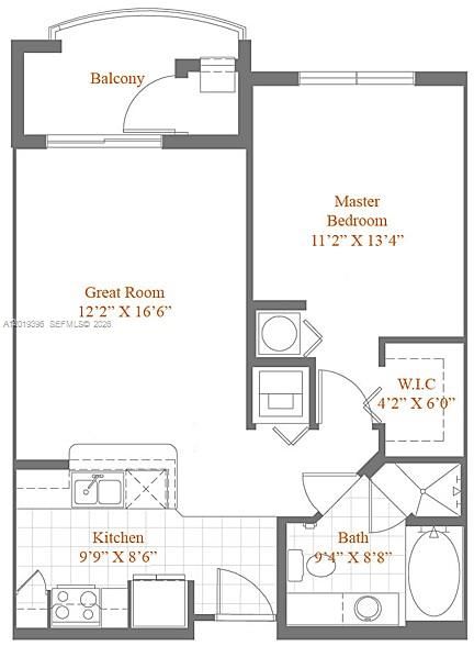 На продажу: $272,900 (1 спален, 1 ванн, 690 Квадратных фут)