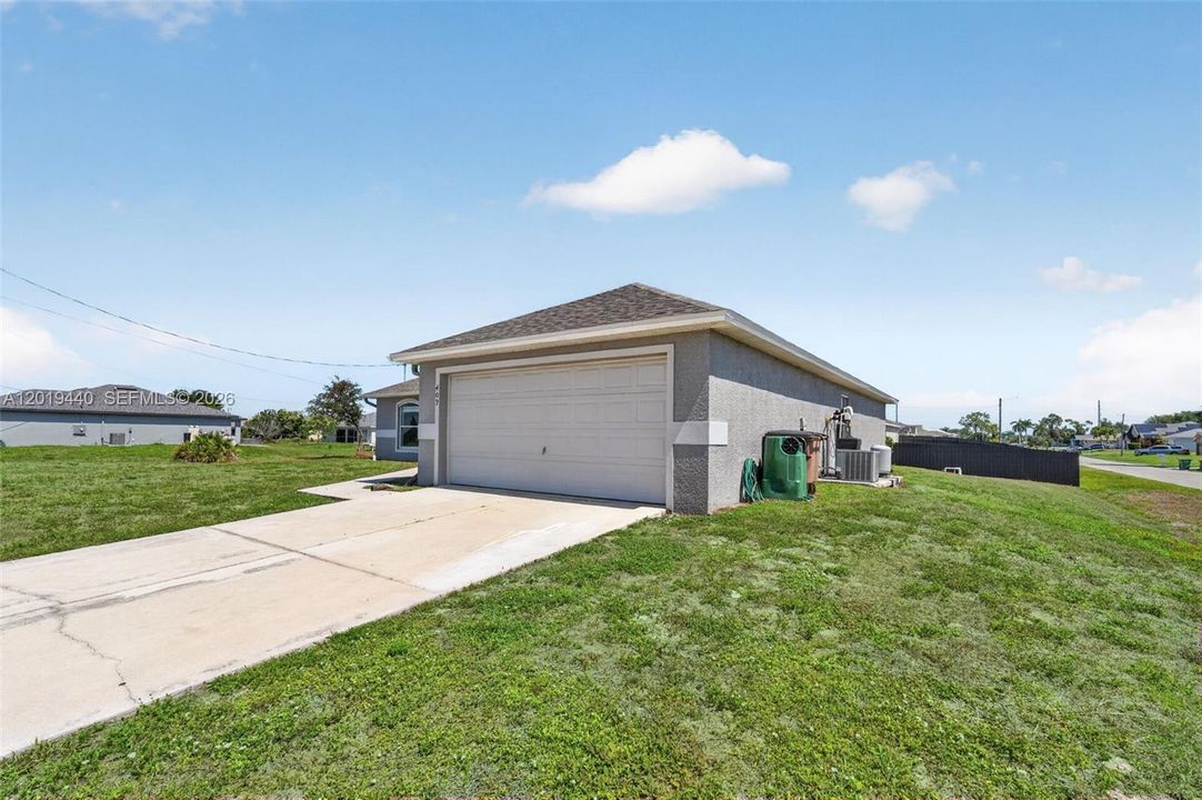 Side of Corner Property