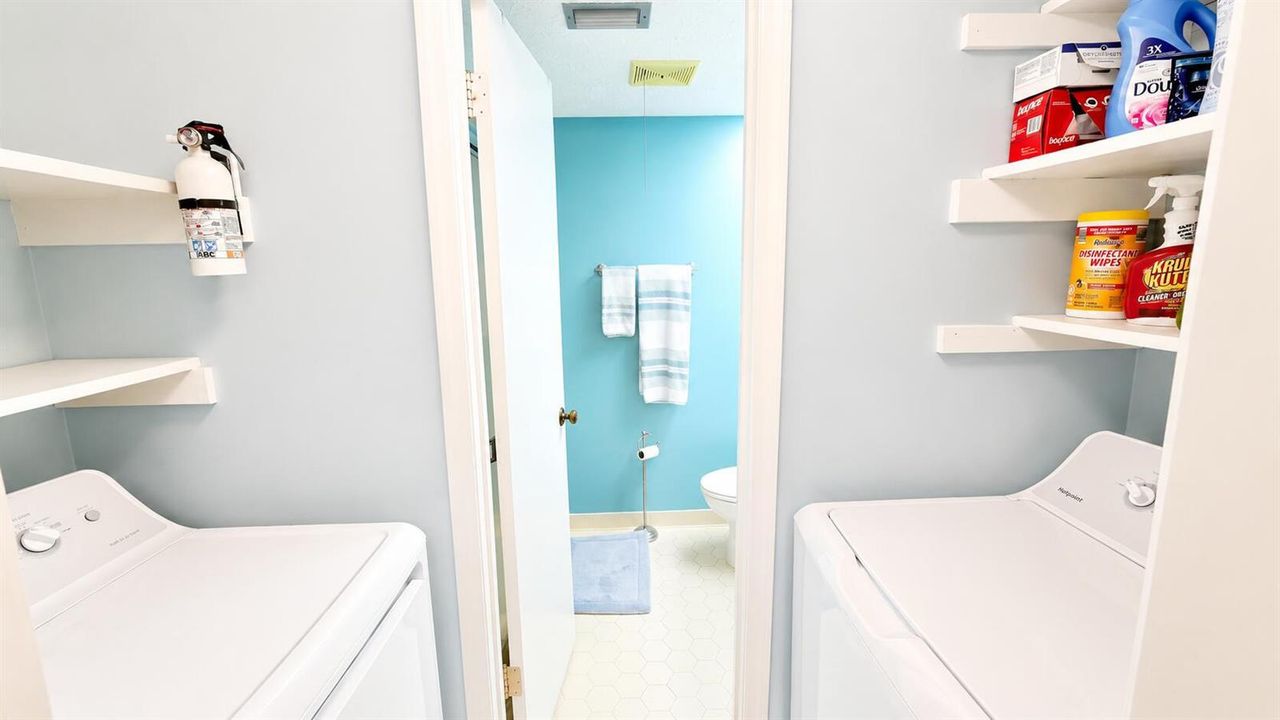 Laundry & bath entry level