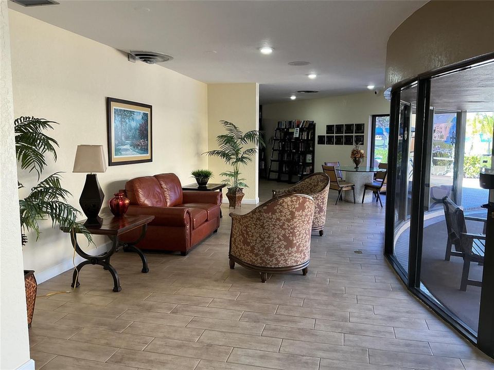 Sitting Area outside entry to Theatre