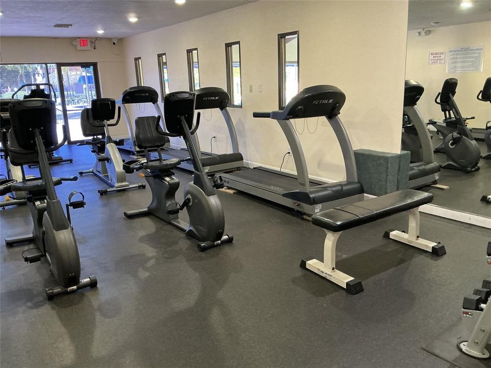 Indoor gym in Clubhouse