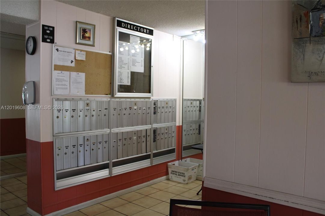 Mail room