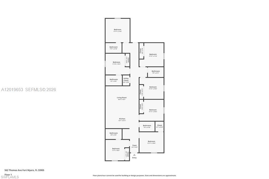 For Sale: $369,900 (7 beds, 5 baths, 1828 Square Feet)