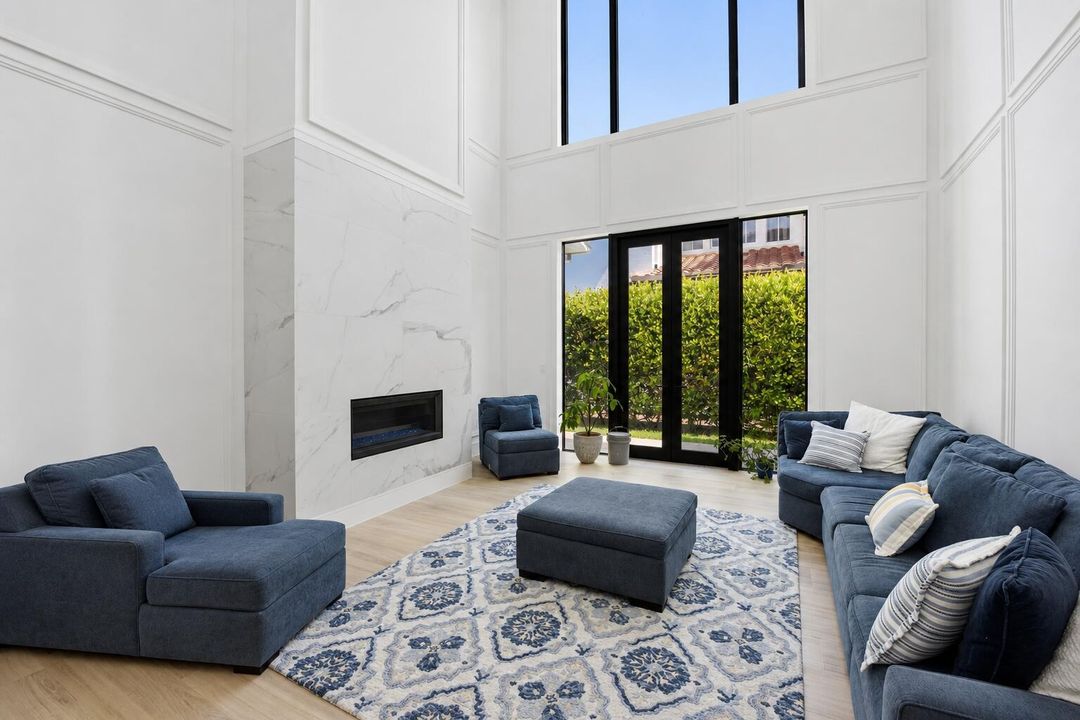 Two Story Formal Living Room