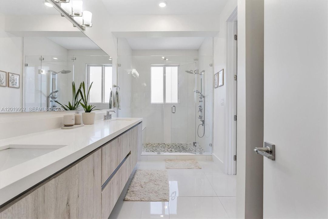 with spa-inspired steam shower
