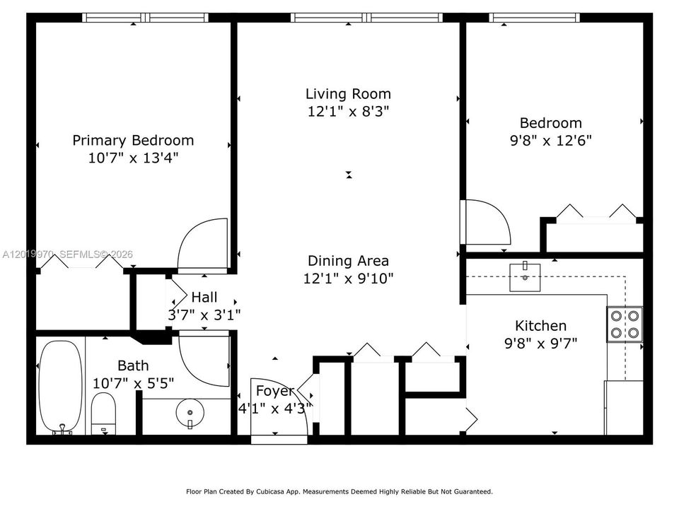 For Sale: $257,000 (2 beds, 1 baths, 760 Square Feet)