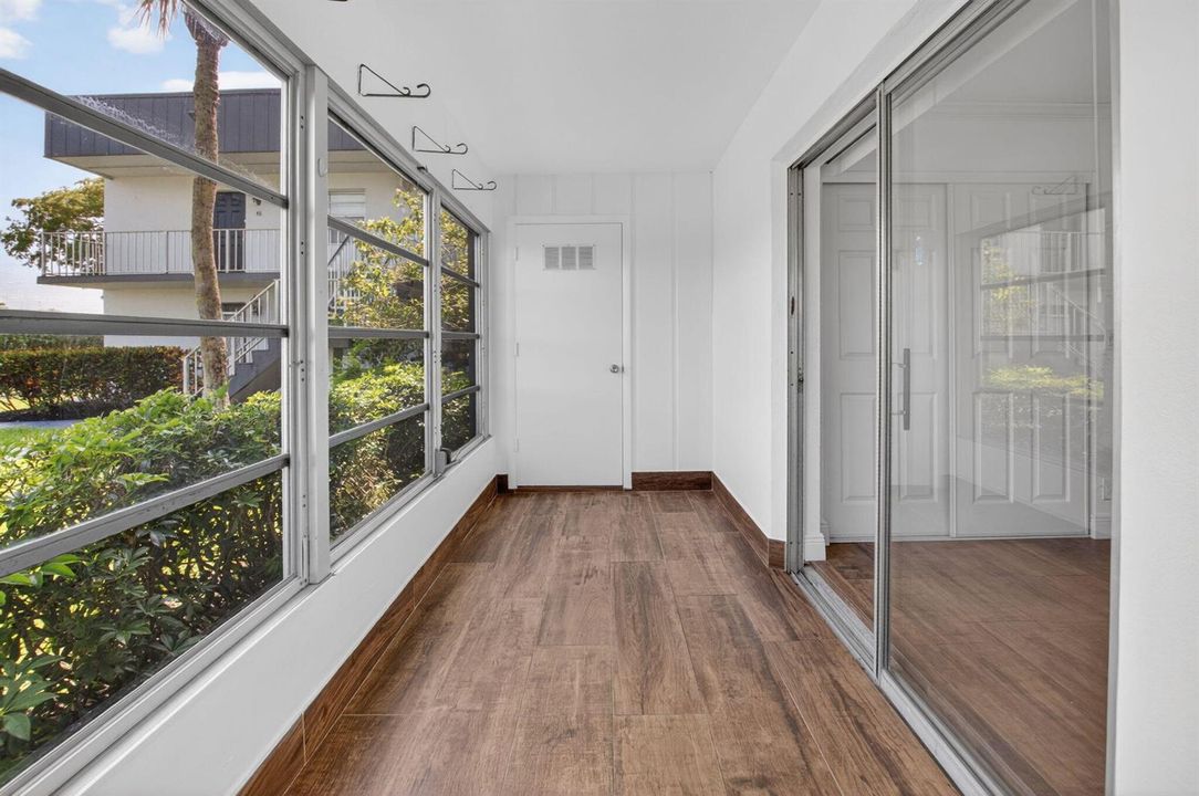 fully enclosed patio