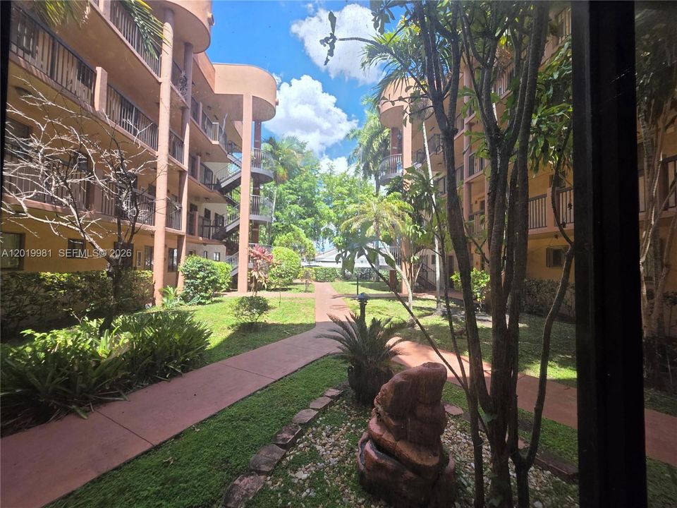 Entrance into building