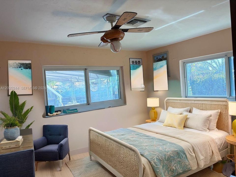 Staged AI - Back Bedroom