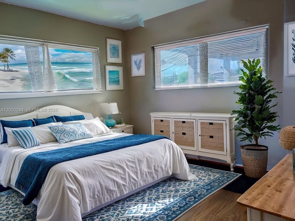 Staged AI - Front Bedroom