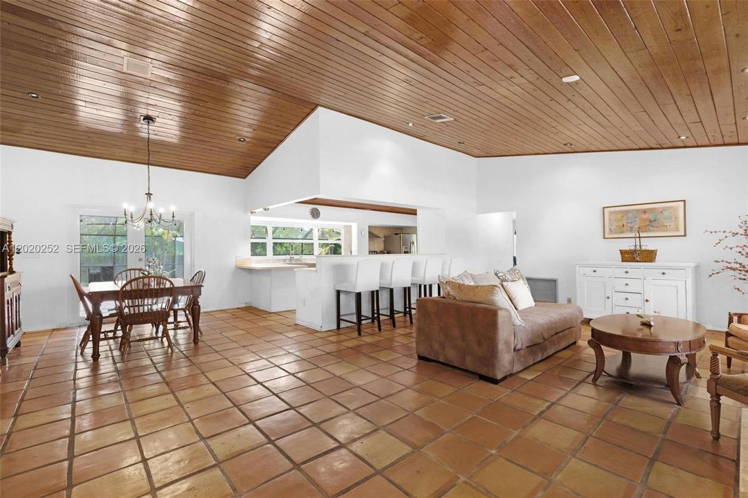 Dining Living Kitchen View