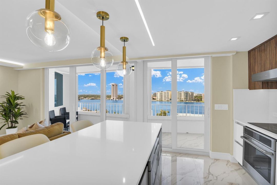 View from kitchen