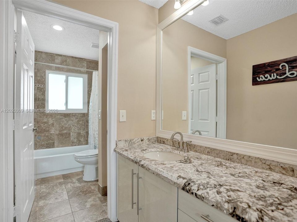 Full bathroom upstairs