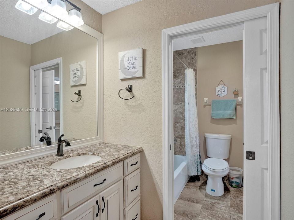 Full bathroom upstairs