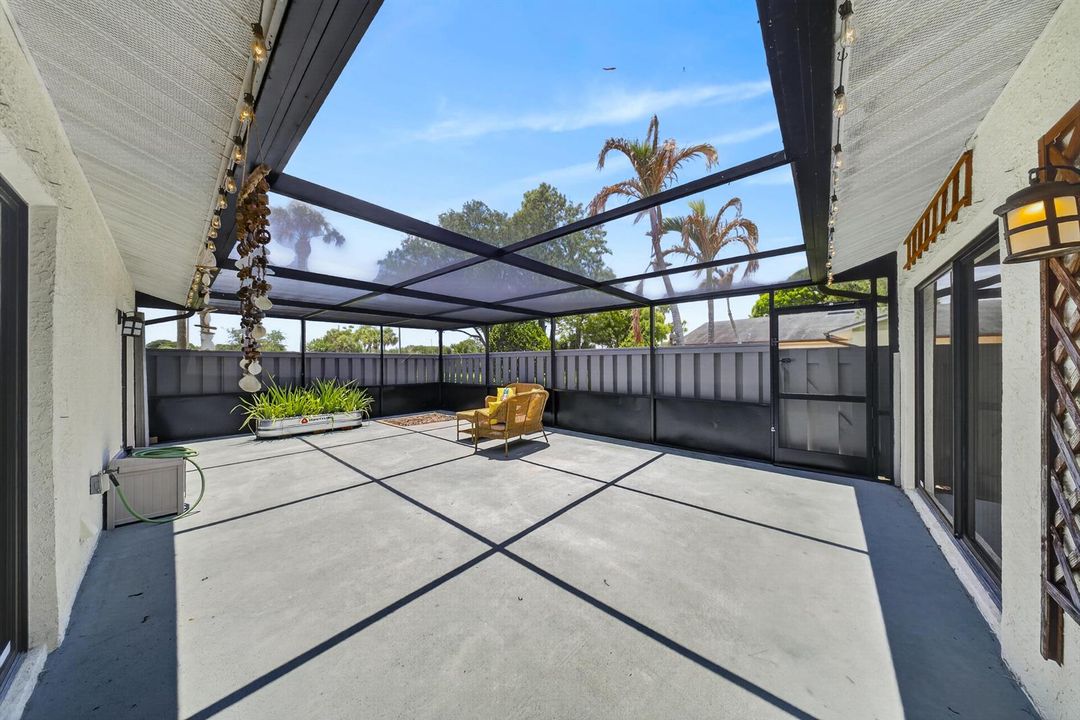 Screened Courtyard