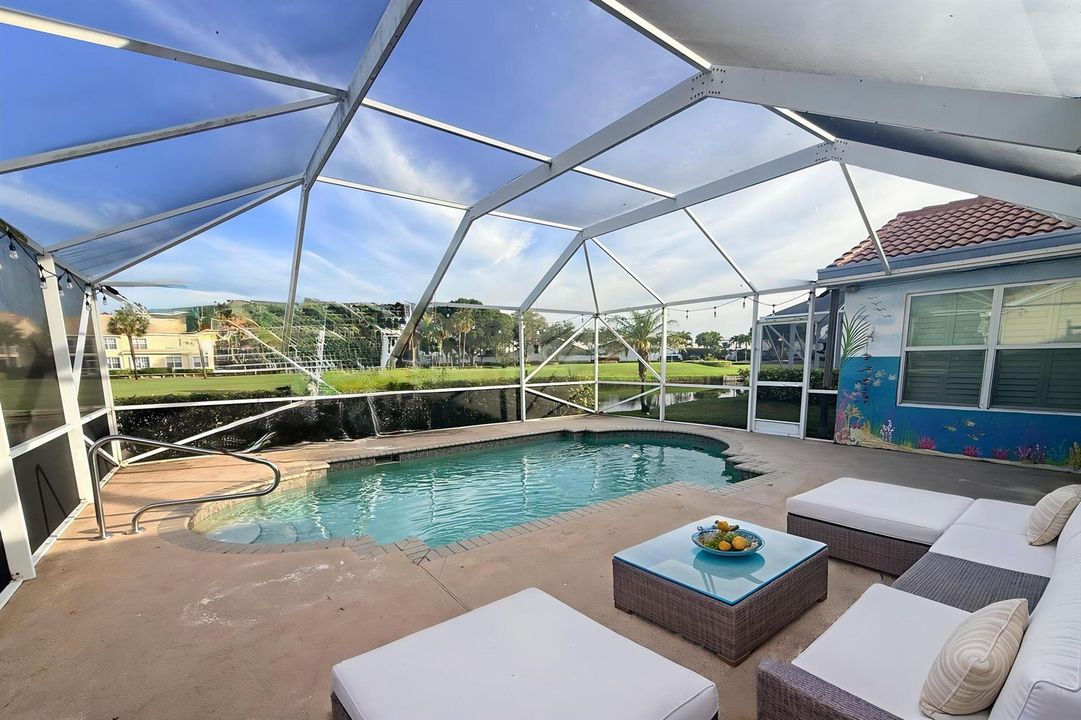 Heated Pool Patio Area