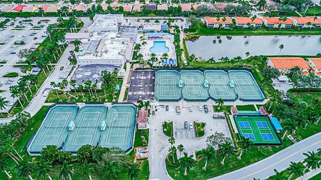 Tennis Pickleball Aerial