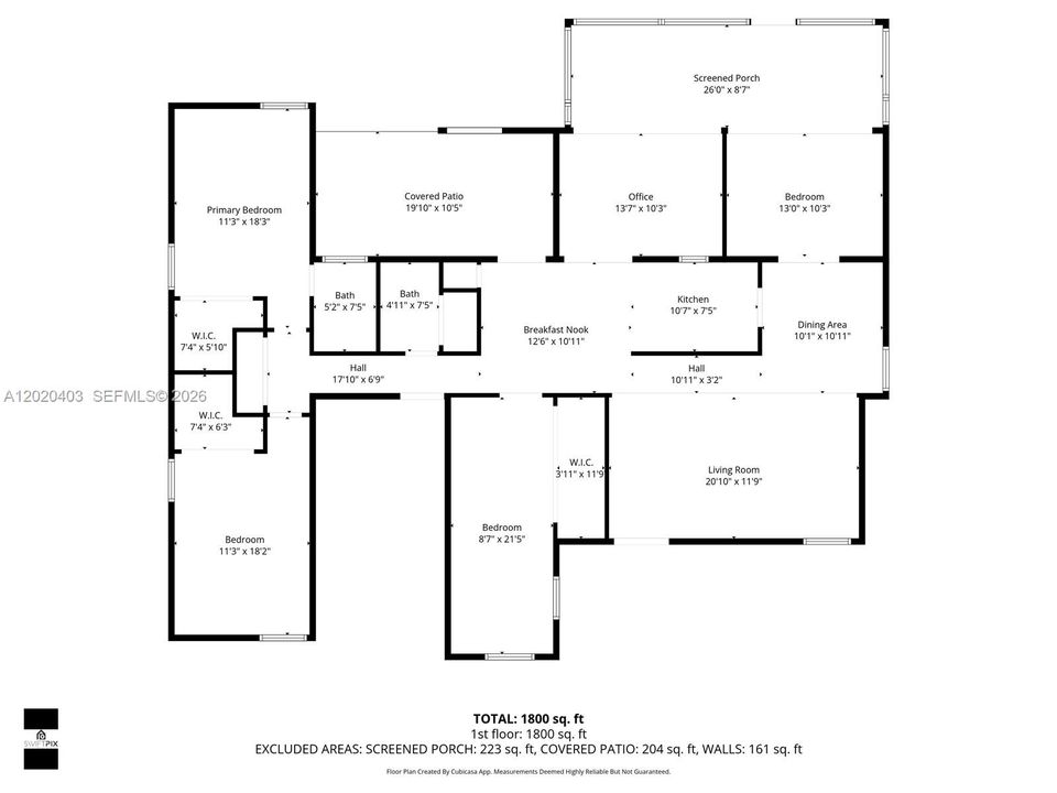 На продажу: $499,900 (2 спален, 2 ванн, 1716 Квадратных фут)