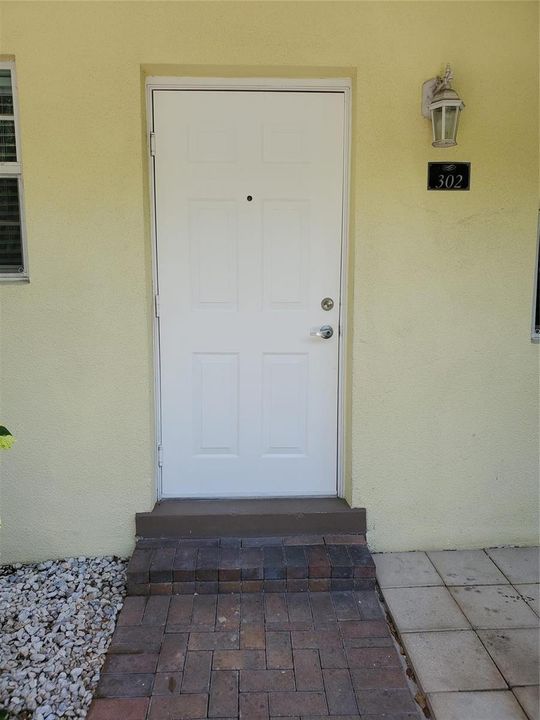 Private entrance from your front patio