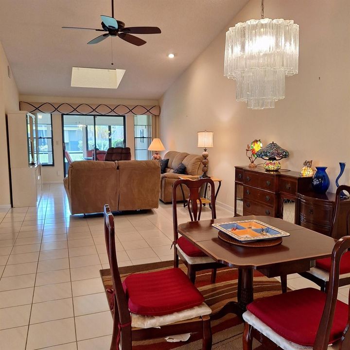open dining room living room