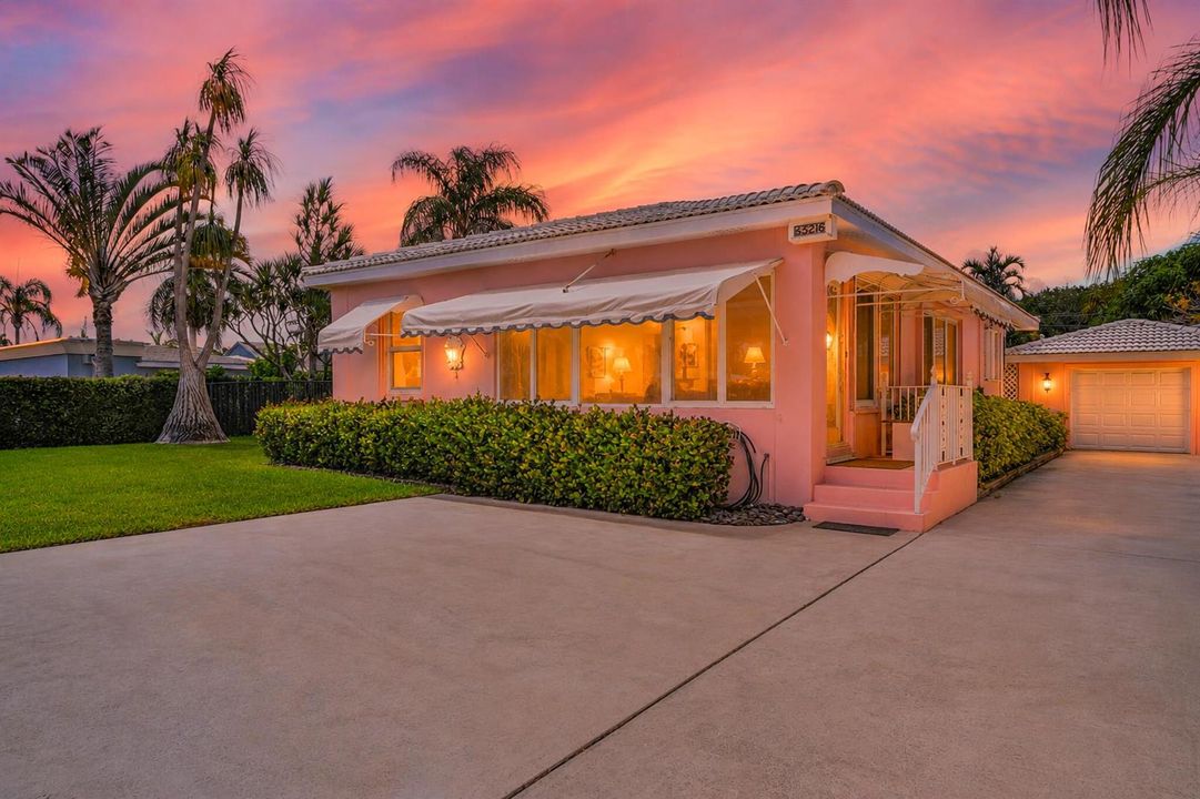 Front Door at Twilight