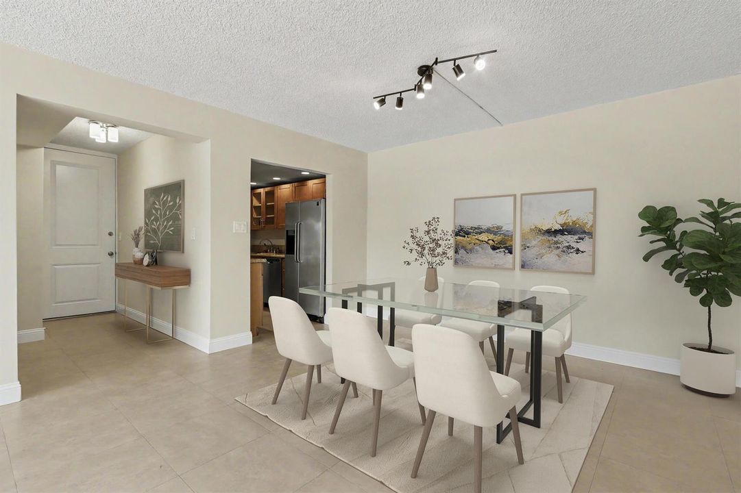 dining kitchen foyer