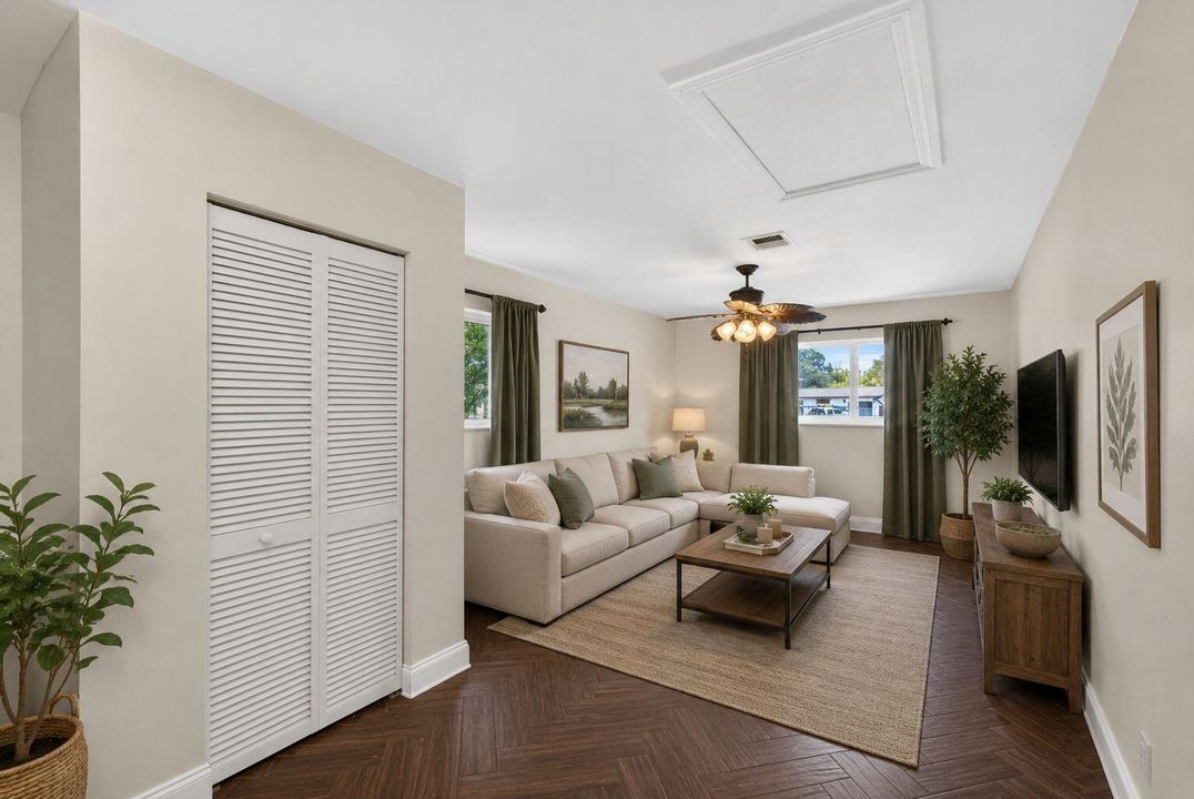 Virtually Staged Flex Room
