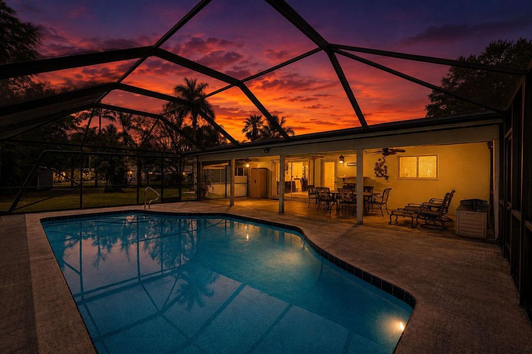 virtual Pool at Night