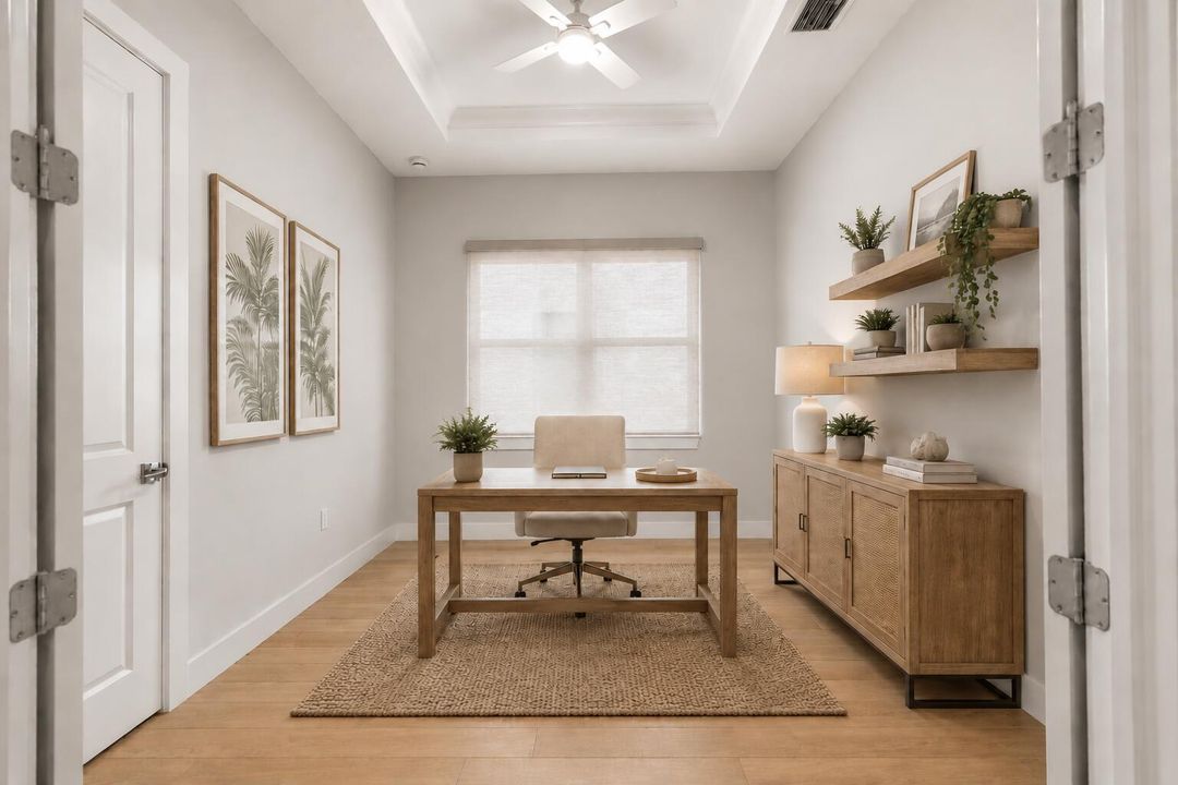 Den or Bedroom AI Rendering