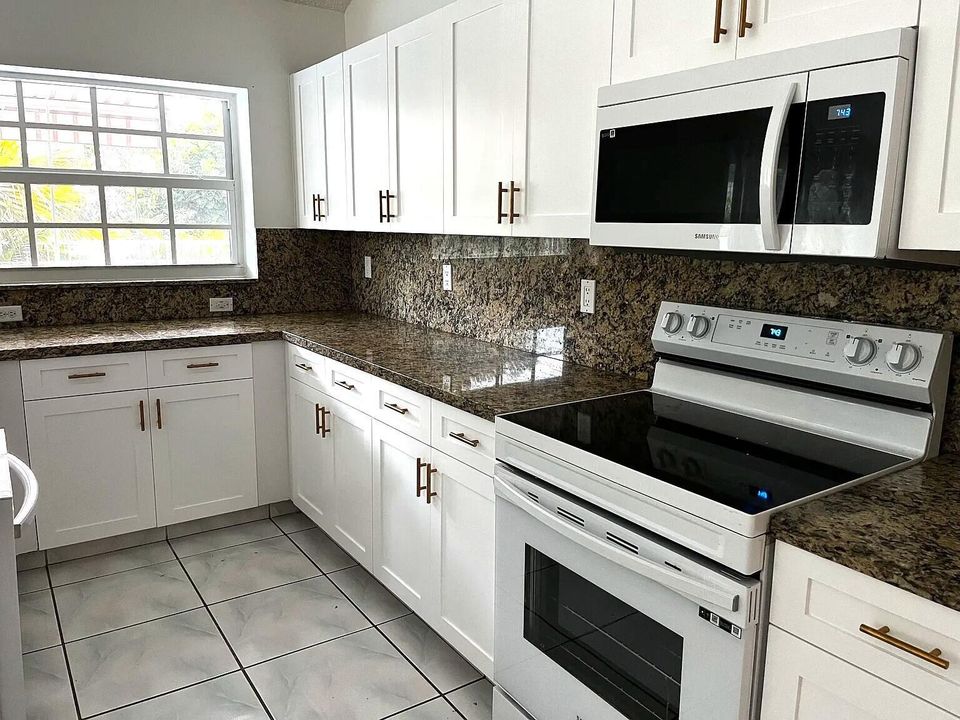 Updated Kitchen-White Cabinets