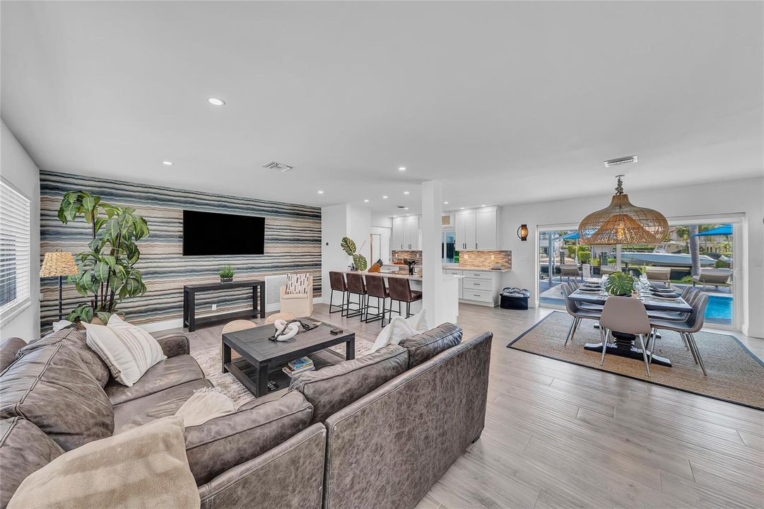 Open floor living area