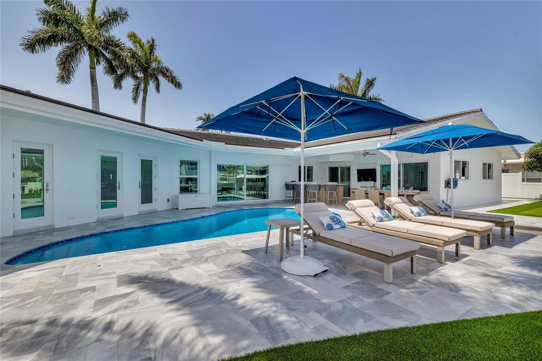 Pool and lounge area