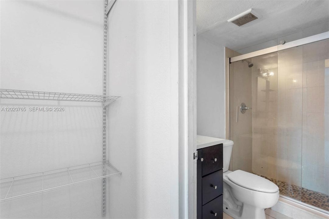 Closet & Full Bath