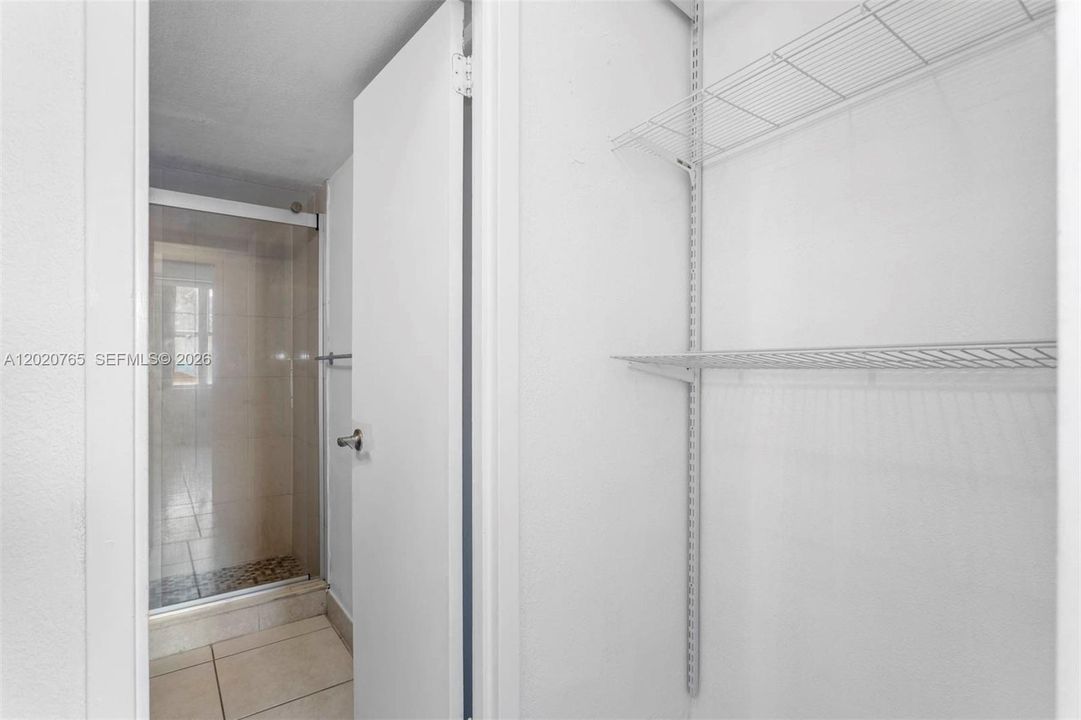 Closet & Full Bath