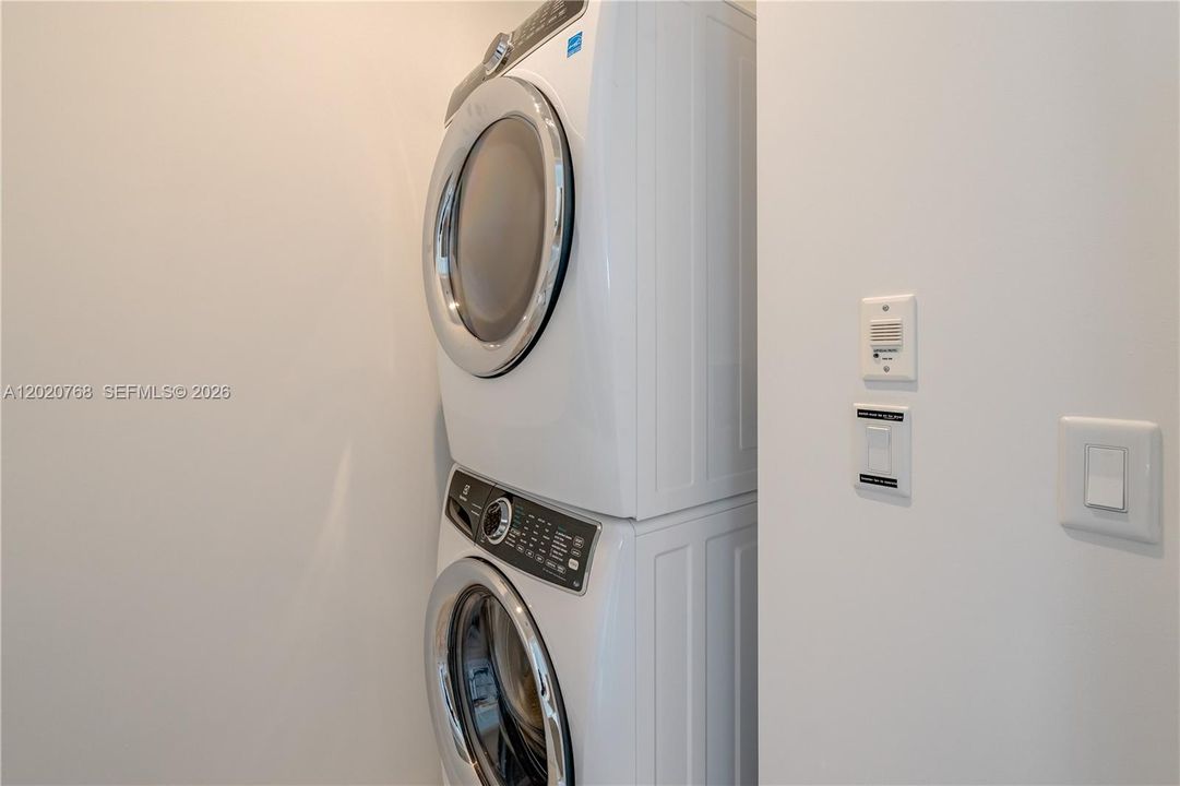 Laundry room.